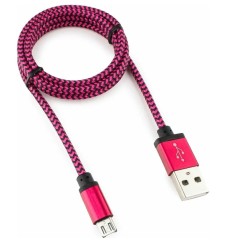 Кабель micro USB - USB 2.0 Type-A Cablexpert CC-mUSB2pe1m 1 м фиолетовый