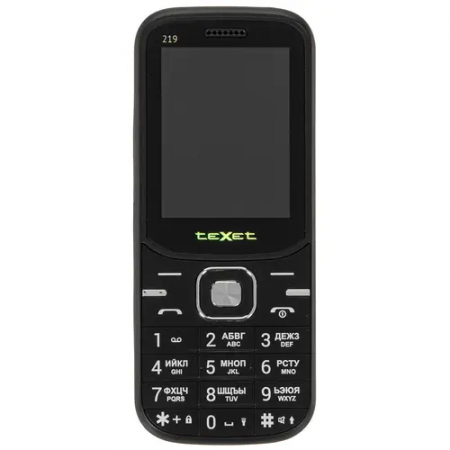 Мобильный телефон Texet TM-219 чёрный
