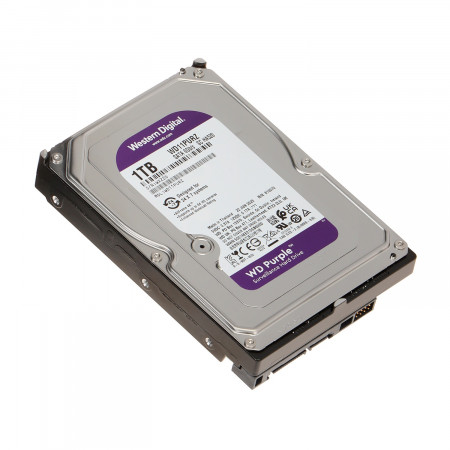 1 ТБ Жесткий диск Western Digital Purple (WD11PURZ) серый