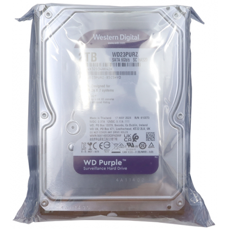 2 ТБ Жесткий диск Western Digital Purple (WD23PURZ) фиолетовый