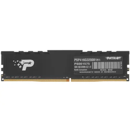 Оперативная память Patriot Signature Line Premium (PSP416G320081H1) 16 ГБ чёрный