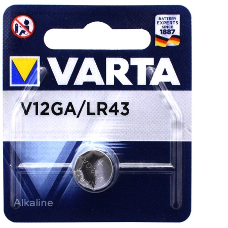 Батарейка Varta V12GA [LR43] (4278) 1 шт серый