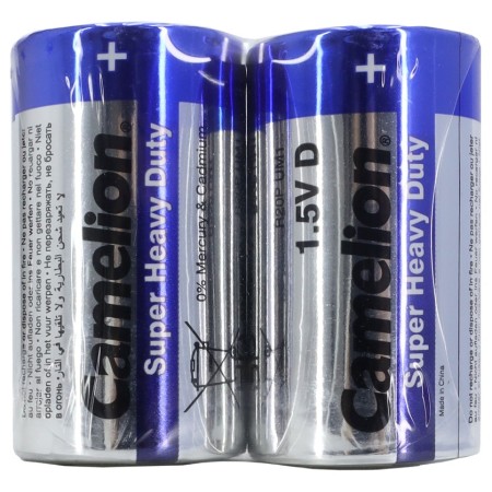 Батарейка Camelion R20P-SP2B D [R20] 2 шт сине-серебристый