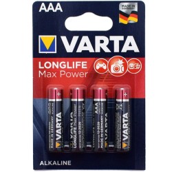 Батарейка Varta LR03/MN2400 AAA [LR03] (4703-4) 4 шт черно-красный