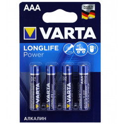 Батарейка Varta LR03/MN2400 AAA [LR03] (4903-4) синий