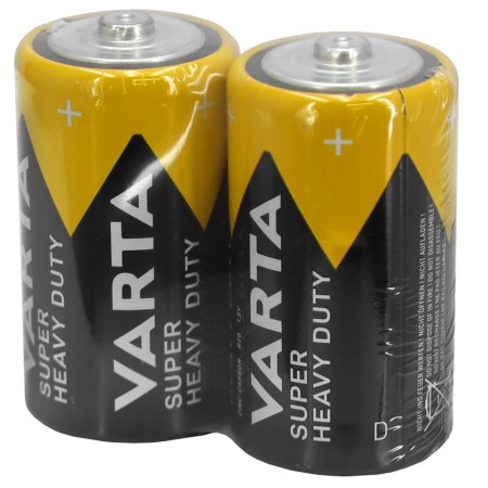 Батарейка Varta R20/MN1300 D [R20] (2020-2) 2 шт черный/желтый