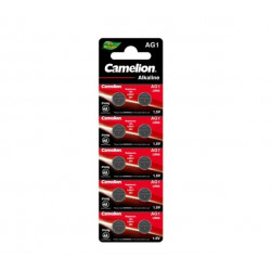 Батарейка Camelion AG1-BP10 плоская [LR60] черный