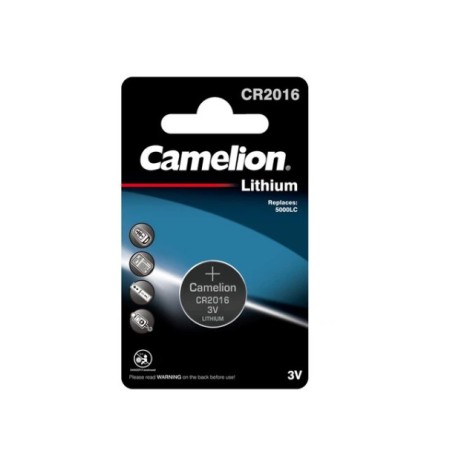 Батарейка Camellion СR2016-BP1 плоская [CR2016] 1 шт серебристый
