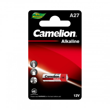 Батарейка Camelion A27-BP1 A27 [LR27] красный/белый