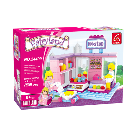 Конструктор Ausini МИР ЧУДЕС 24409 розовый