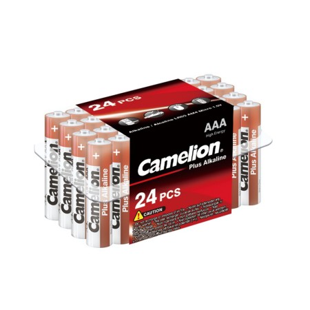 Батарейка Camelion LR03-PB24 AAA [LR03] 24шт красно-белый