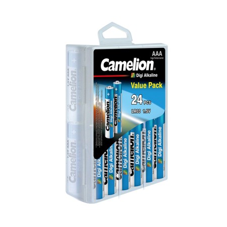 Батарейка Camelion LR03-PBH24DG AAA [LR03] 24 шт сине-серебристый