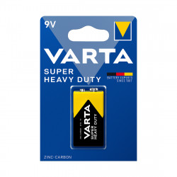 Батарейка Varta 6F22P крона [6F22] желтый/черный