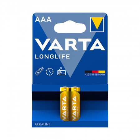 Батарейка Varta LR03 AAA Longlife Micro AAA [LR03] жёлтый