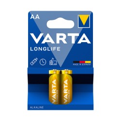 Батарейка Varta LR6/АА Longlife 2 AA [LR6] 2 шт жёлтый