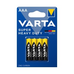 Батарейка Varta R03P Superlife AAA [R03P] 4 шт черно-желтый