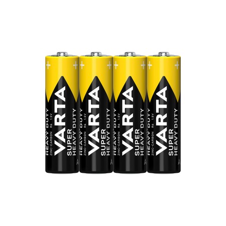 Батарейка Varta R6P/АА Superlife 4 AA [R6P] 4 шт черный/жёлтый