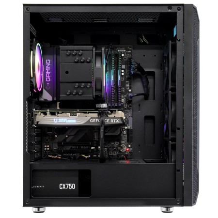 Системный блок Core i7-14700F-2.1GHz/B760/RAM 16GB/SSD 512GB (M.2)/RTX4060Ti-8GB/no DVD/750W/ черный