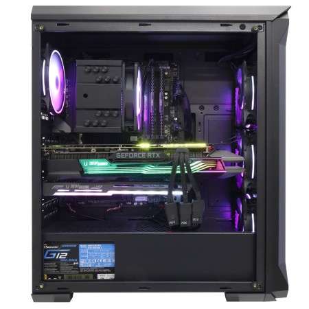 Системный блок Core i7-14700F-2.1GHz/B760/RAM 32GB/SSD 1TB (M.2)/RTX4070Ti SUPER-16GB/no DVD/850W/ черный