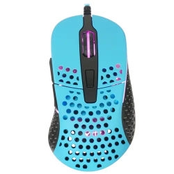 Мышь проводная Xtrfy M4 RGB (XG-M4-RGB-BLUE) голубой