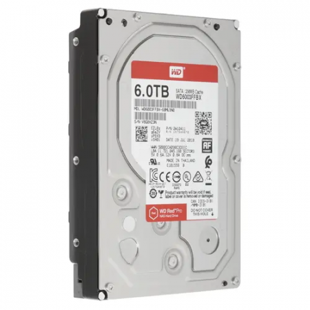 6 ТБ Жесткий диск Western Digital Red Pro (WD6003FFBX) серый