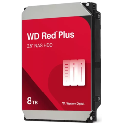 8 ТБ Жесткий диск Western Digital Red Plus (WD80EFPX) серый