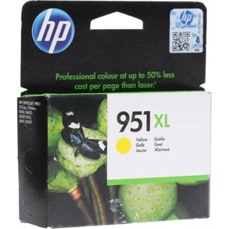 Картридж струйный HP 951XL (CN048AE) желтый (с чипом)