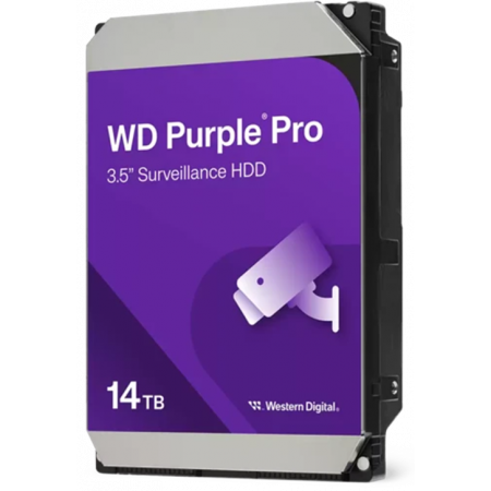 14 ТБ Жесткий диск Western Digital Purple Pro (WD142PURP) серый