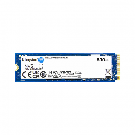 500 ГБ SSD диск Kingston NV3 (SNV3S/500G) синий