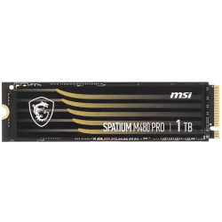 1ТБ SSD диск MSI SPATIUM M480 PRO (1TB/SPATIUM M480 PRO) чёрный