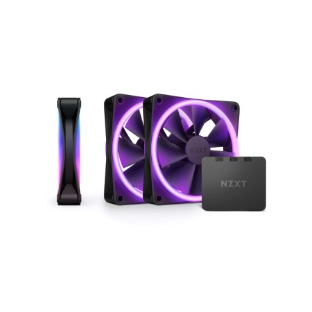 Комплект вентиляторов NZXT F120 RGB DUO (RF-D12TF-B1) 2 шт черный