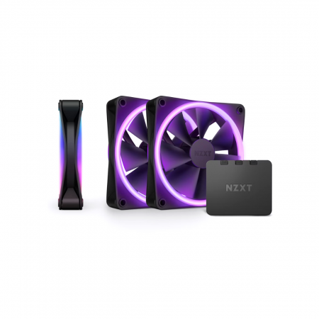 Комплект вентиляторов NZXT F120 RGB DUO (RF-D12TF-B1) 2 шт