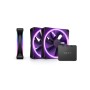 Комплект вентиляторов NZXT F120 RGB DUO (RF-D12TF-B1) 2 шт черный