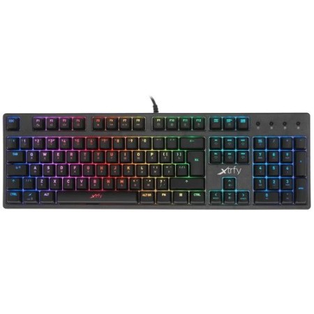 Клавиатура проводная Xtrfy K4 RGB (XG-K4-RGB-R-RUS) чёрный