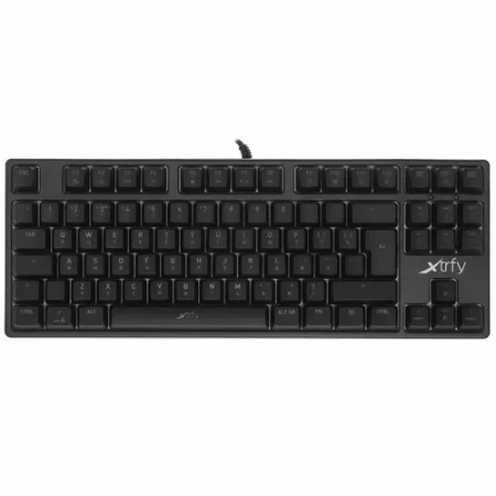 Клавиатура проводная Xtrfy K4 RGB TKL (XG-K4-RGB-TKL-R-RUS) чёрный