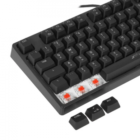 Клавиатура проводная Xtrfy K4 RGB TKL (XG-K4-RGB-TKL-R-RUS) чёрный