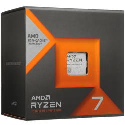 Процессор AMD Ryzen 7 7800X3D BOX без кулера (100-100000910WOF) серый