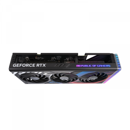 Видеокарта ASUS ROG STRIX RTX 4070 SUPER OC (ROG-STRIX-RTX4070S-O12G-GAMING) черный