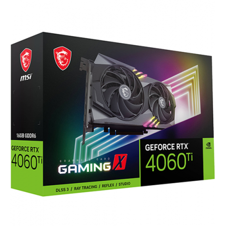 Видеокарта MSI GeForce RTX 4060 Ti GAMING X (RTX 4060 Ti GAMING X 16G) черный