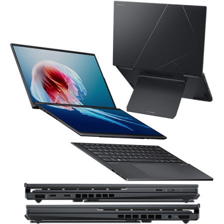 14" Ноутбук ASUS Zenbook Duo UX8406MA-PZ051W (90NB12U1-M00ML0) черный