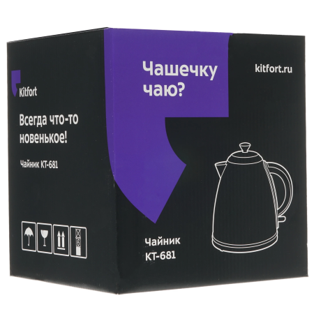 Электрический чайник Kitfort КТ-681 белый