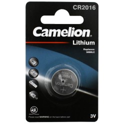 Батарейка Camelion CR2016-BP1 плоская [CR2016] 1 шт серебристый