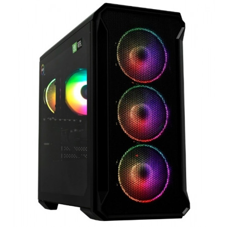 Системный блок Core i5-12400F-2.5GHz/B760/RAM 16GB/SSD 1TB (M.2)/RTX4060Ti-8GB/no DVD/650W/ черный