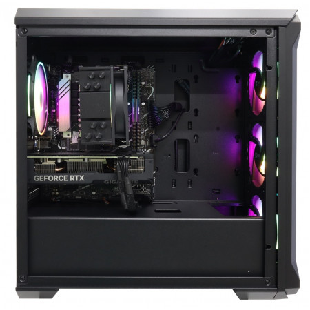 Системный блок Core i5-12400F-2.5GHz/B760/RAM 16GB/SSD 1TB (M.2)/RTX4060Ti-8GB/no DVD/650W/ черный