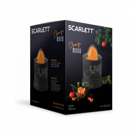 Соковыжималка Scarlett SC-JE50C09 черный