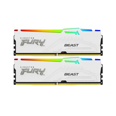 Оперативная память Kingston Fury Beast RGB (KF560C36BWE2AK2-32) 32 ГБ белый