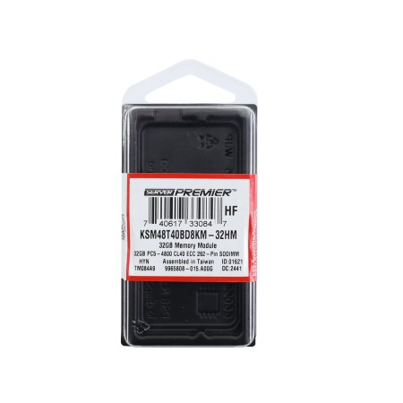 Оперативная память Kingston KSM48T40BD8KM-32HM 32 ГБ зеленый