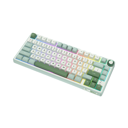 Клавиатура проводная Royal Kludge R75 (R75 Sky cyan) зелёный