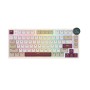 Клавиатура беспроводная + проводная Royal Kludge RK N80 (RK N80 Rosy Clouds) бежевый