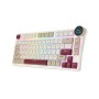 Клавиатура беспроводная + проводная Royal Kludge RK N80 (RK N80 Rosy Clouds) бежевый